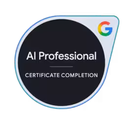 google AI certifiacion
